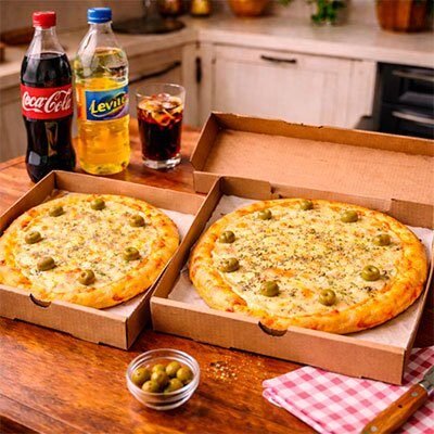 Promo Dos Pizza Muzzarella